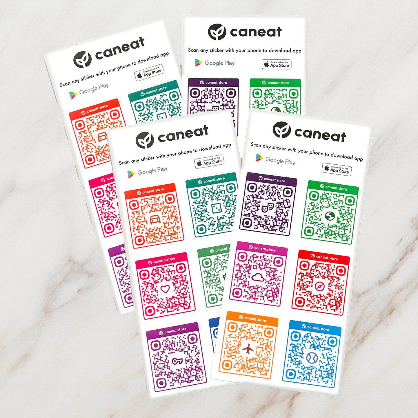 Caneat® Etiketter - 24st